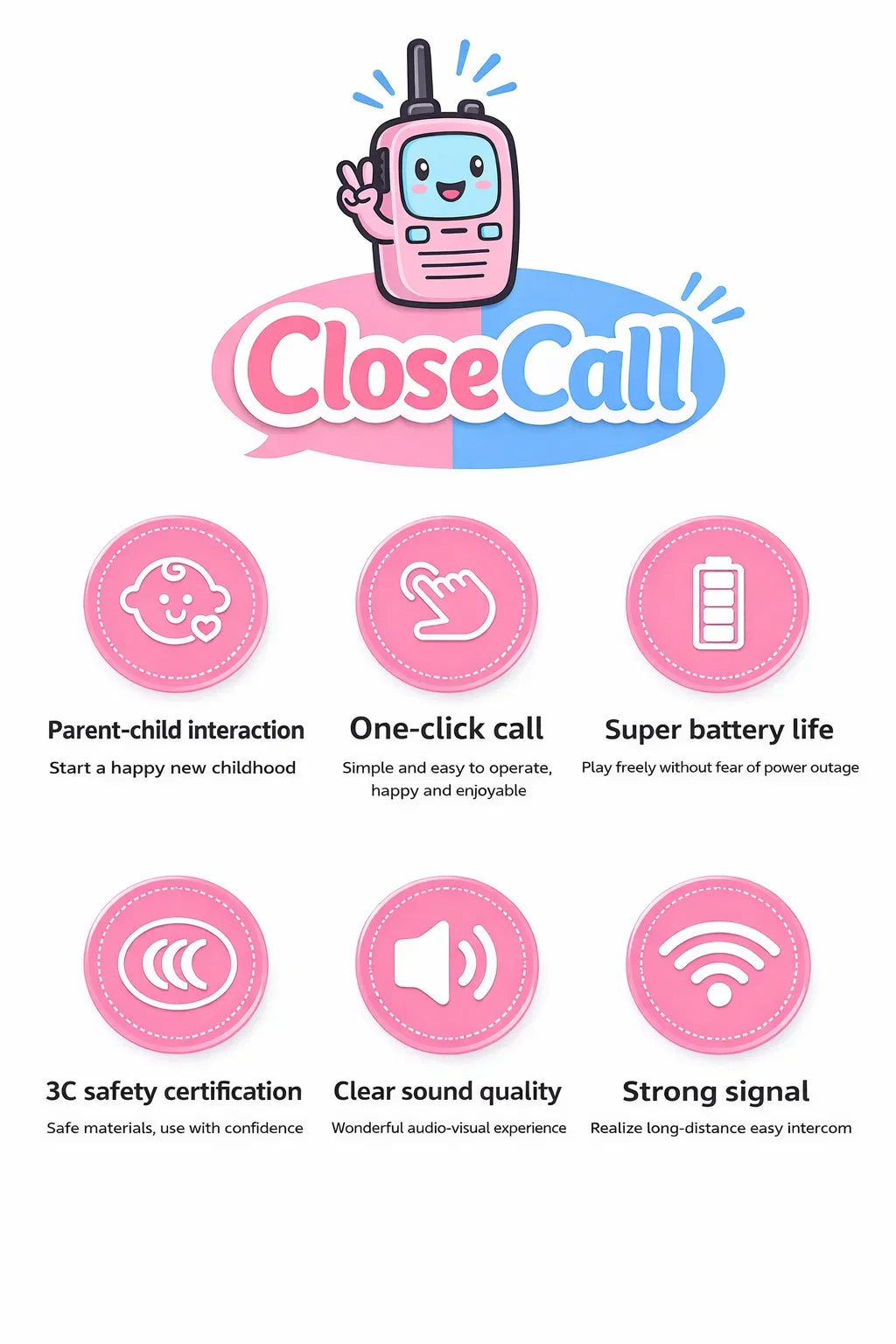 CloseCall™ Walkie Talkies